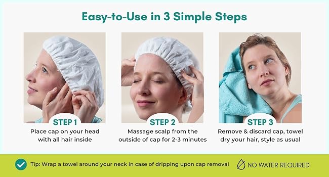 Easy hair care routine for elderly, bedridden
