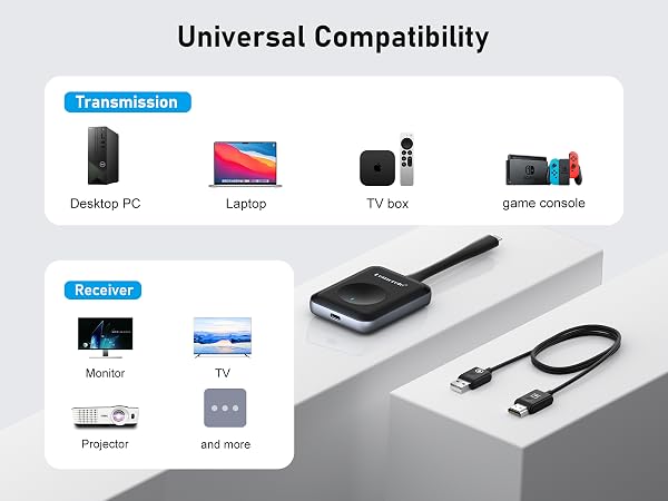 Wide compatibility