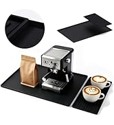 DXOKNQG Silicone Coffee Mat, 24 x 16 Inch Kitchen Counter Mat for Coffee Machines with Detachable...