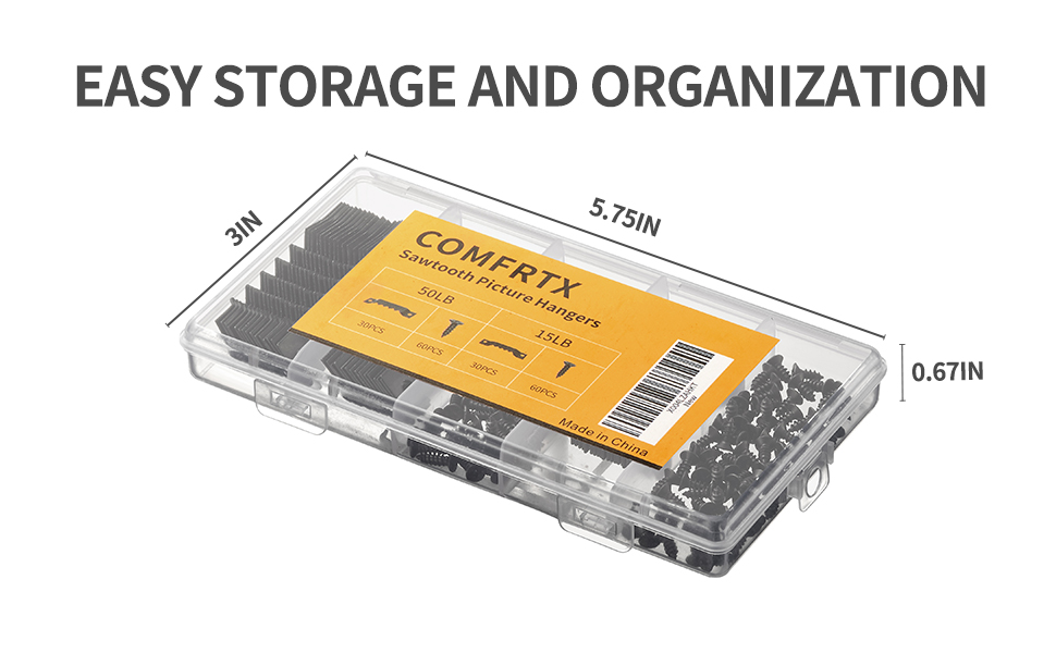 Easy Storage and Organization