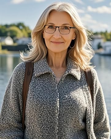 Myfeasy Photochromic Progressive Reading Glasses for Women Multifocal UV400 Sunglasses