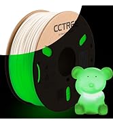 CCTREE ABS+ Filament 1.75mm, Glow in The Dark 3D Printer Filament ABS Plus, Dimensional Accuracy ...
