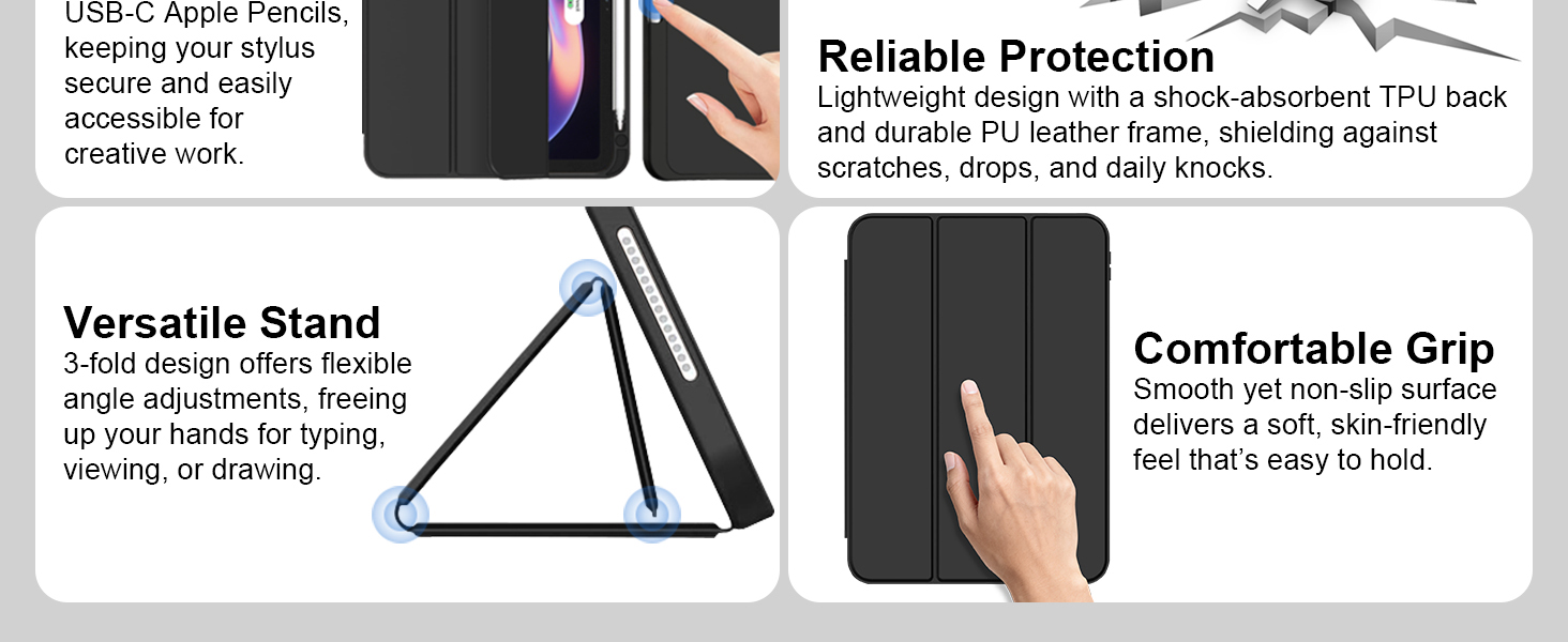 Case for iPad(A16) 11th Generation 11 inch 2025 / iPad 10th Generation 10.9 inch 2022,