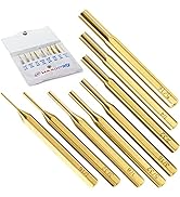 Premium Brass Punch Set 8 Pcs Professional Brass Drive Pin Punch Set