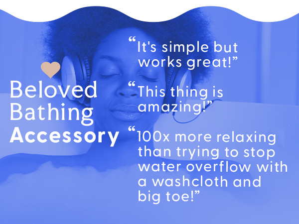 bathtub overflow drain cover, women, essentials, over, depth, extender, accessory, time, bubble