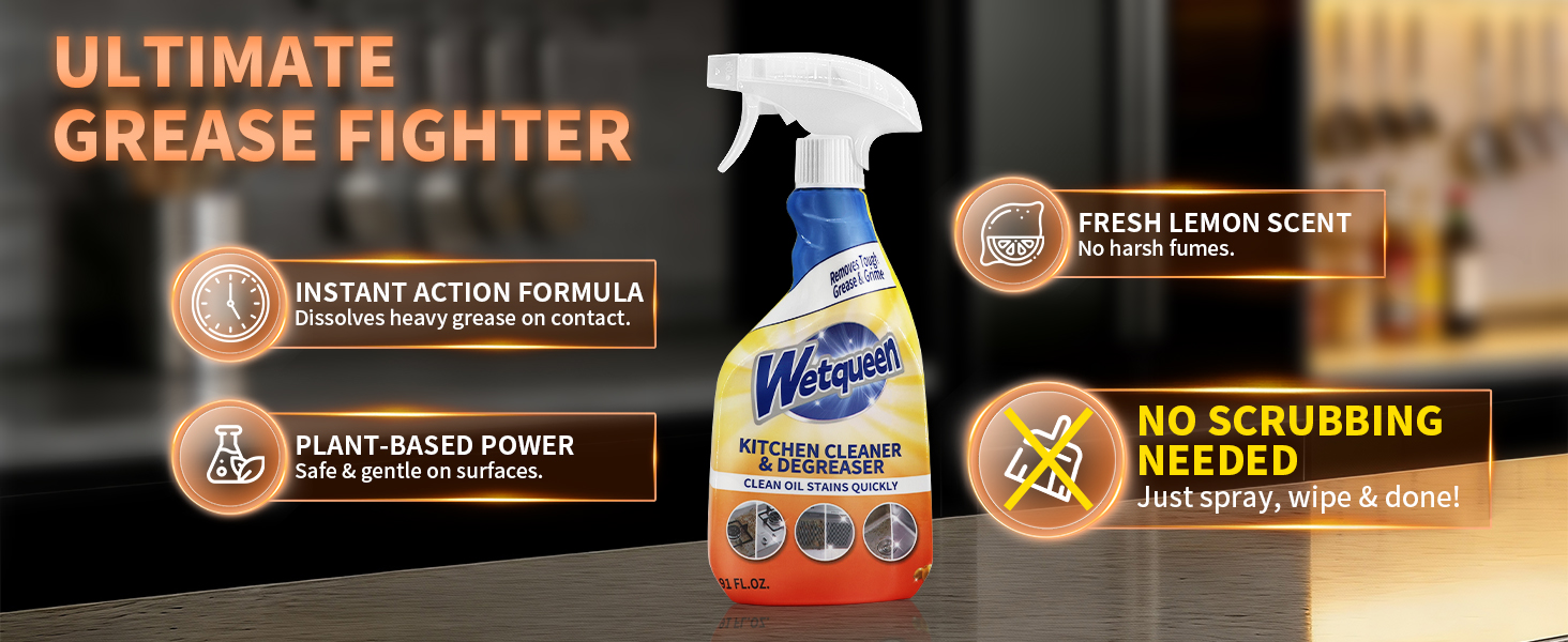 Kitchen Degreaser Foam Spray