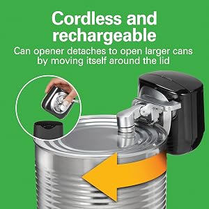 cordless electric can opener