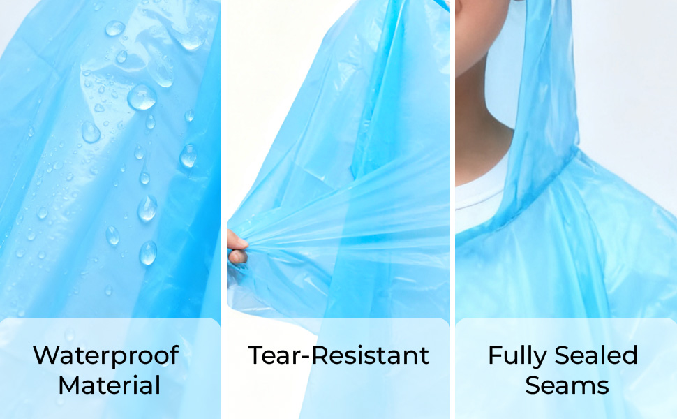 ponchos family pack