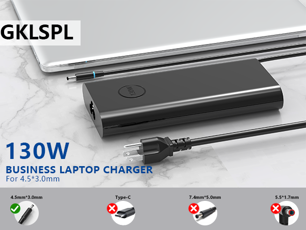 130W Laptop Charger For Dell XPS