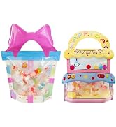 PABCK 20 Pack Party Favor Gift Bags Goodie Bags with Handle 7.5x9.84 inch | Clear Plastic Gifts B...