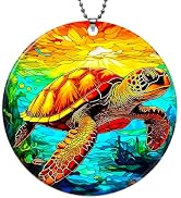 Sea Turtle Ornament, Beach Ornaments for Christmas Tree, Beautiful Coastal Ocean Themed Christmas...