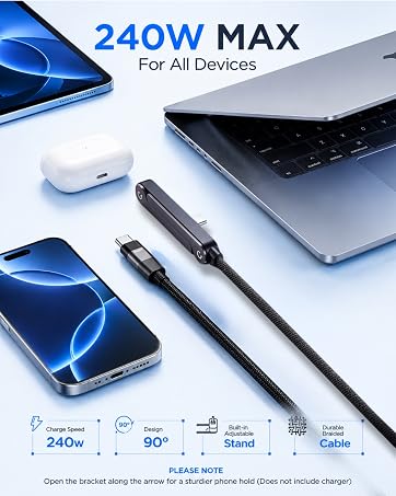 240w Braided Fast Charge Cable