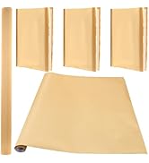 CRASPIRE Silk Book Cloth for Book Binding 43.3 x 16.53 A3-A8 Gold Fabric Surface Paper Backed Boo...