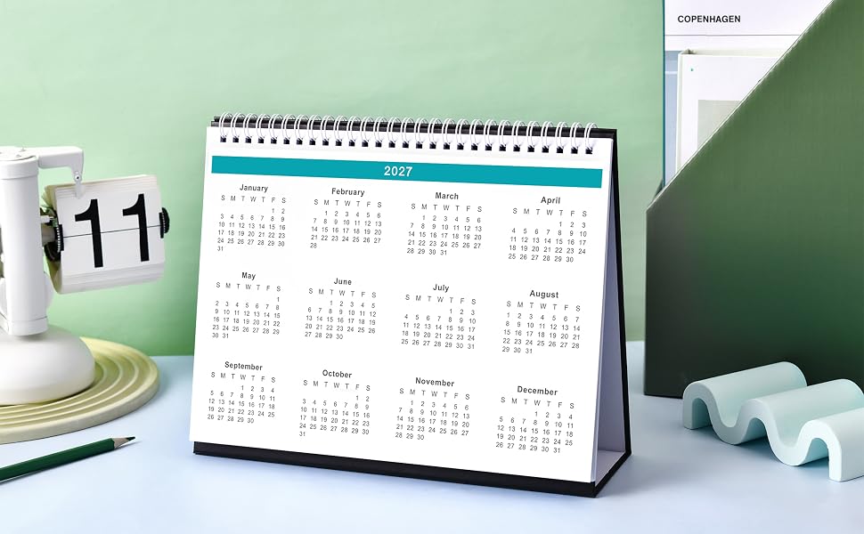 desk calendar 2027