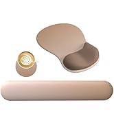 DINKY Upgrade Keyboard Wrist Rest, Mouse Pad with Non-Slip PU Base, Memory Foam Easy Typing Wrist...