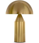 Brightech Venus Mushroom Table Lamp - Modern Lamp for Living Room, Bedroom Side/End Table - Dimma...