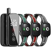 Heaflex Dog Training Collar 3 Dogs, Dog Shock Collar with Remote - 2600Ft Range, Rechargeable Wat...