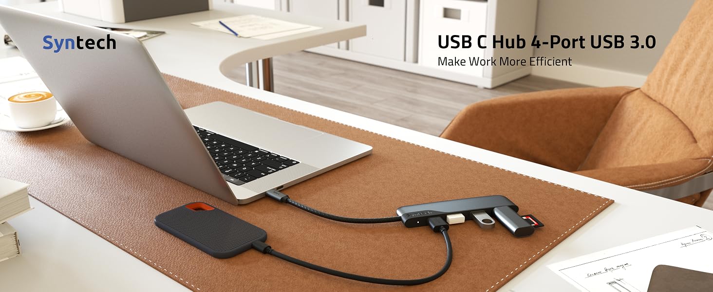 USB C Hub 4-Port USB 3.0