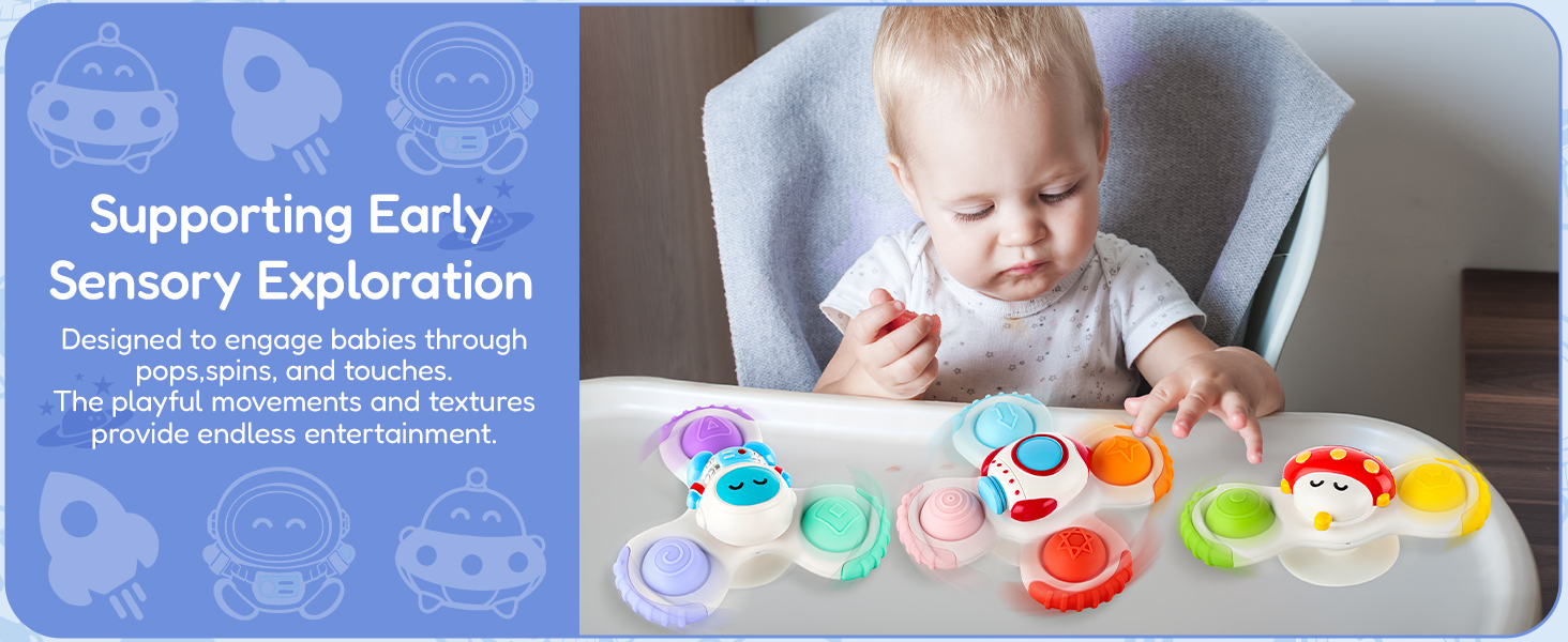 Suction Cup Spinner Toys