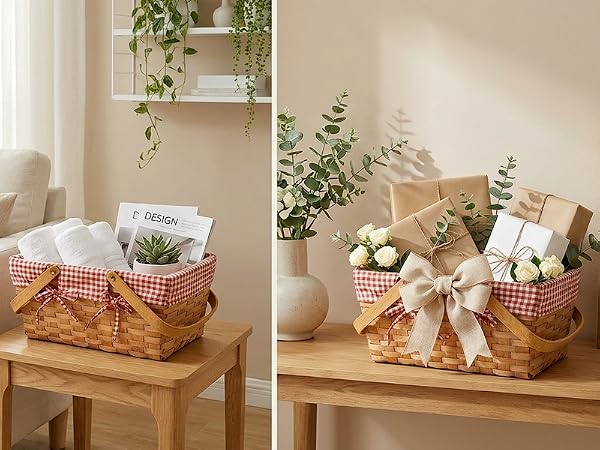Different Sizes Picnic Basket with Handles