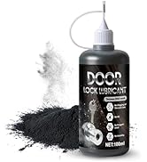 kuailaya Graphite Lubricant, Graphite Powder for Locks - 100ml Dry Graphite Lock Lubricant for St...