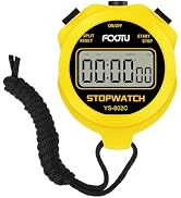 FCXJTU Digital Simple Stopwatch Timer, No Bells, No Alarm, Simple Basic Operation, Silent, Clear ...
