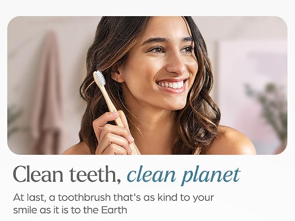 Bamboo Toothbrushes Medium Bristles