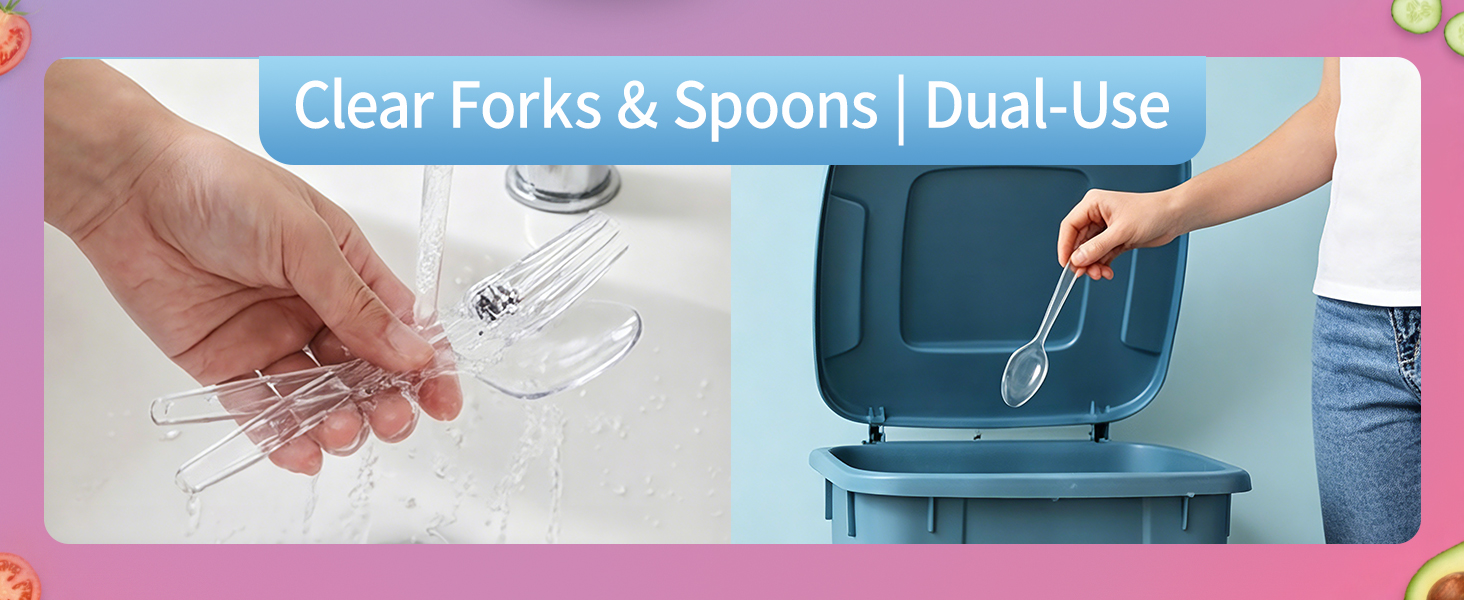 bulk disposable cutlery reusable clear utensils party Knives catering Knives picnic utensils