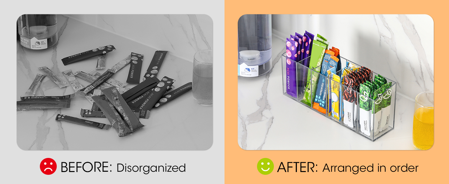 DRINK PACKET ORGANIZER