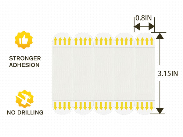 EMITEVER Picture Hanging Strips Heavy Duty, Damage Free Hanging Picture Hangers for Walls
