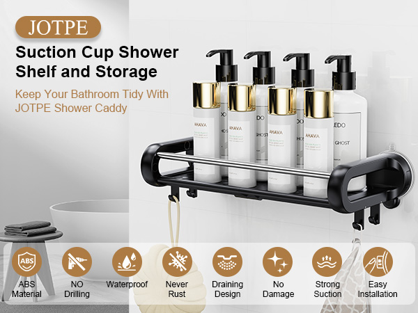 suction cup shower caddy