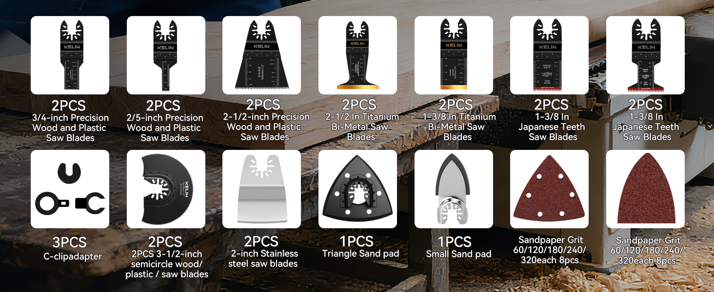 oscillating tool blades