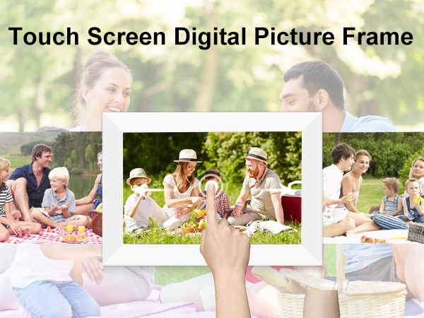 The wifi picture frame adopts a friendly interface design to make it easy to use