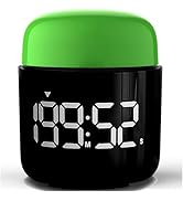 Table Twist Timer, Large LED Display Stopwatch, Silent & Loud Alarm, 199 Minute Countdown & Up, V...
