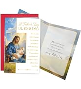 Ogeby Christian Father's Day Card for Man, Religious Fathers Day Card for Dad Stepdad Godfather, ...