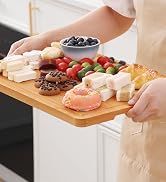 Homaxy Extra Large Organic Bamboo Cutting Boards for Kitchen, 18"x12" Wooden XL Cutting Board
