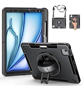 Junfire Protective Case for iPad Air 6th Generation 11-inch M2 2024, iPad Air 5th Gen Case 2022/i...
