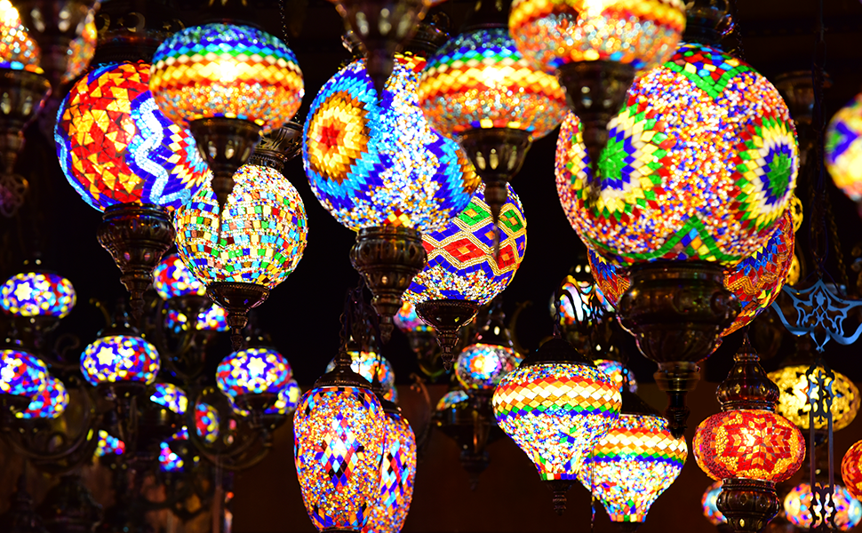 mosaic lamp