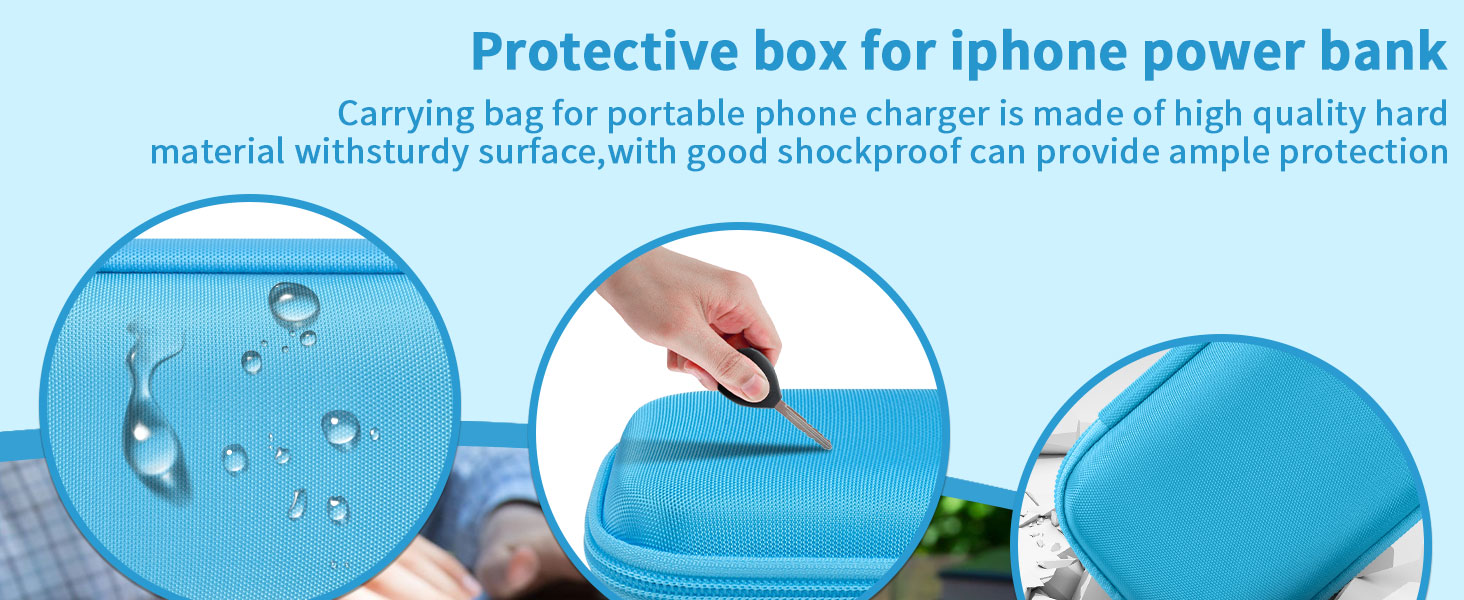 LOVELEDI charger power bank Travel Case