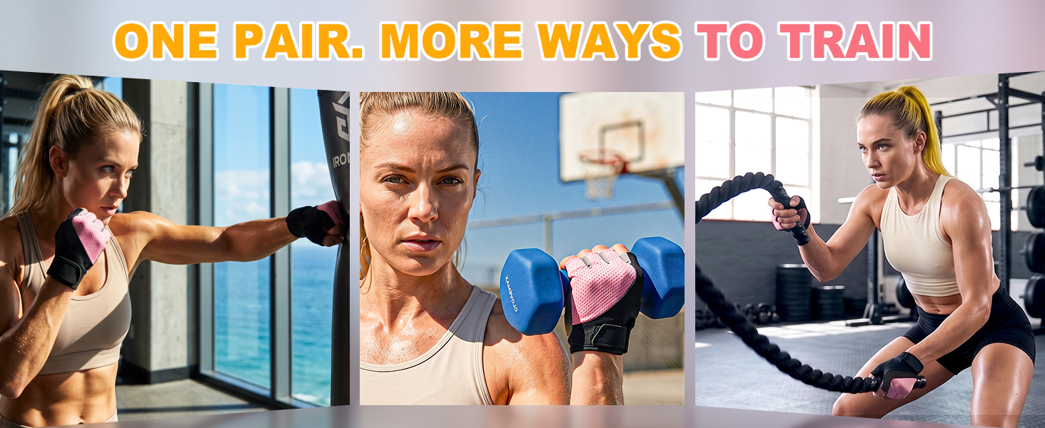 Women workout gloves for lifting and cross training