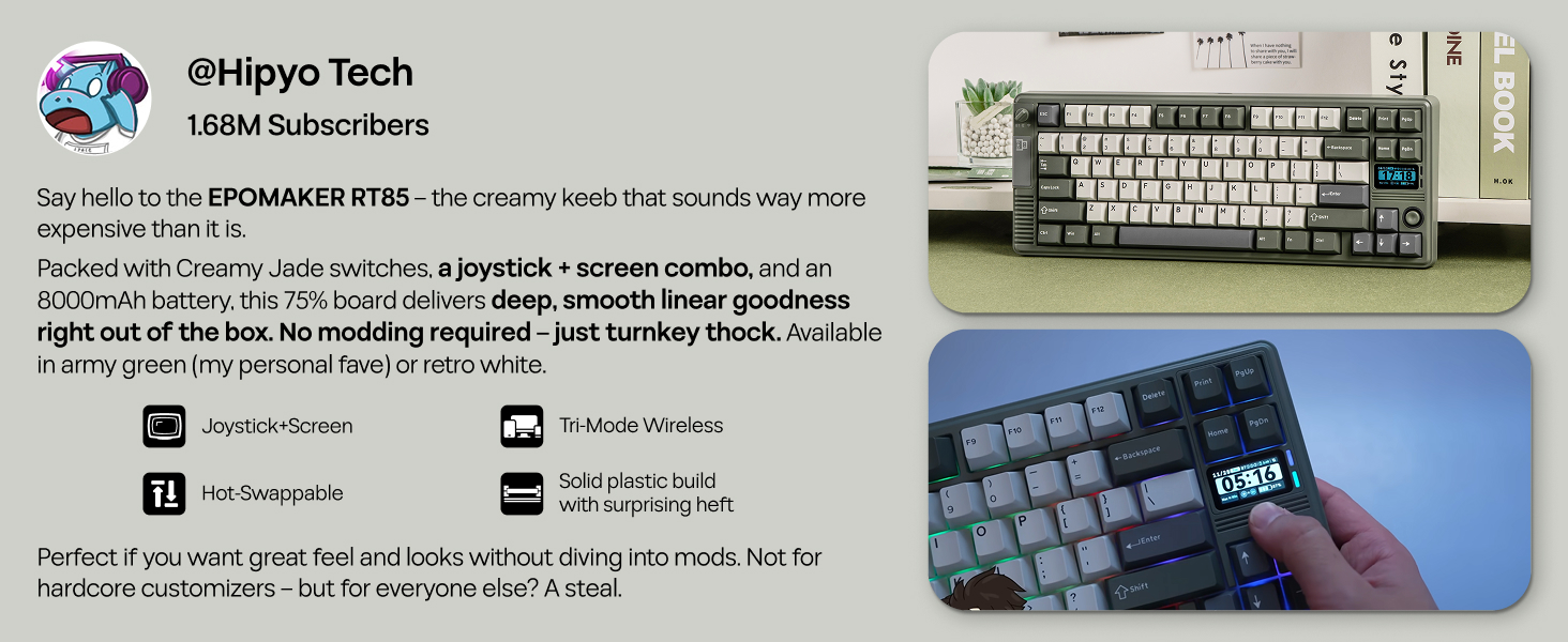 RT85 Wireless Gaming Keyboard
