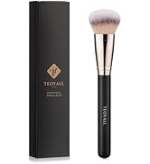 TEOYALL Domed Cheek Brush, Medium Precision Brush Head with Dense Synthetic Bristles for Contour ...