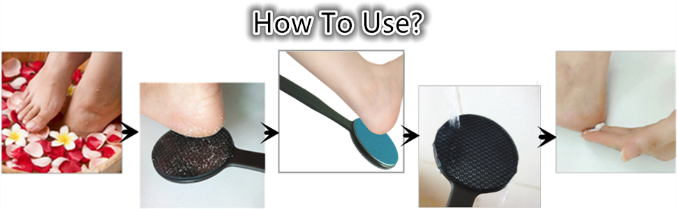 How to use long handle Nano Glass Foot File