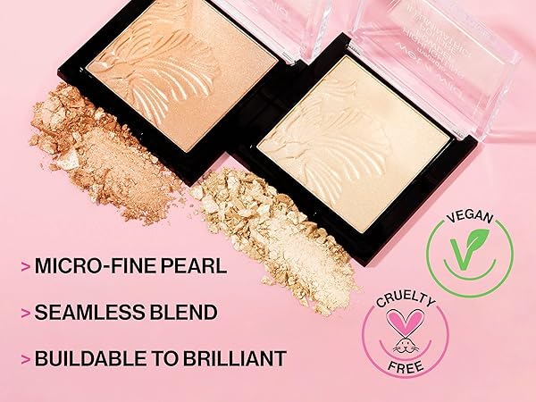 micro-fine pearl, seamless blend