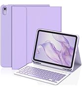 KBCASE for iPad Air 11 inch (M3/M2) 2025/2024 Case with Keyboard, Keyboard Case for iPad Air 5th/...