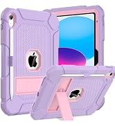 BMOUO Case for iPad (A16) 11th Generation 11 Inch 2025/iPad 10th Generation 10.9" 2022 - with Kic...