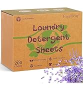 Freelivity Laundry Detergent Sheets, 200 Loads Laundry Soap Strips - No Plastic Jug ...