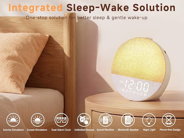 Integrated Sleep-Wake Solution,One-stop solution for bettet sleep & gentle wake-up