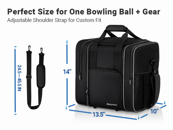 Perfect Size for One Bowling Ball + Gear