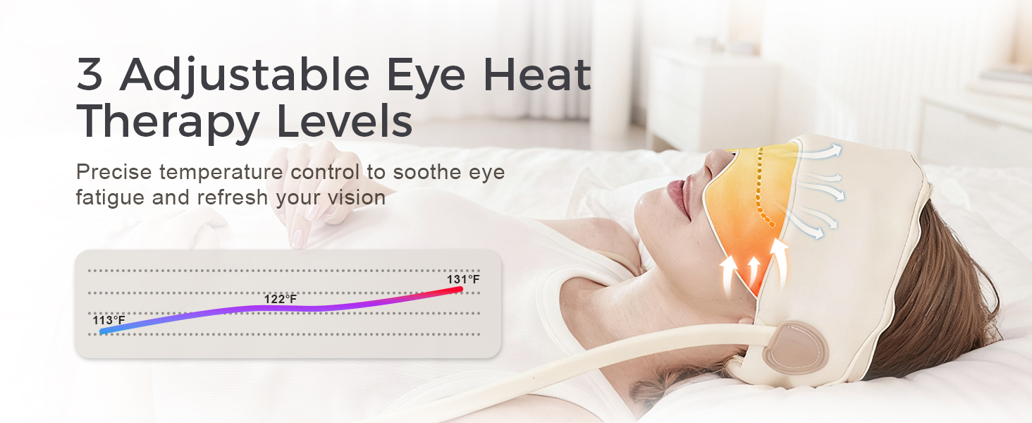 3 precise temperature settings from 100°F to 122°F